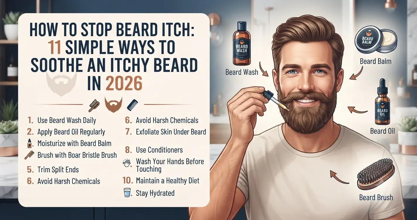 How to Stop Beard Itch 11 Simple Ways to Soothe an Itchy Beard in 2026